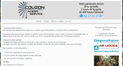 Desktop Screenshot of couzon-aciers.fr
